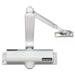 Доводчик на дверь Falcon Eye FE-B4W Silver Доводчик на дверь весом 65-85 кг