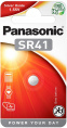 Батарейка Panasonic SR41 EL BL1 SR-41EL/1B часовая. напряжение: 1.55 В, химический состав: оксид-серебряо
