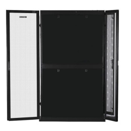 Серверный шкаф SMARTWATT Серверный шкаф Rack S-Series 42U 600x1200мм, двери с перфорацией, боковые панели 4шт и ролики в комплекте, черный 4512020620014 IRS42612