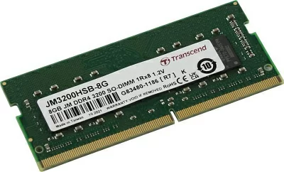 Модуль памяти Transcend JM3200HSB-8G DDR4 SODIMM 8Gb PC4-25600 (for NoteBook)