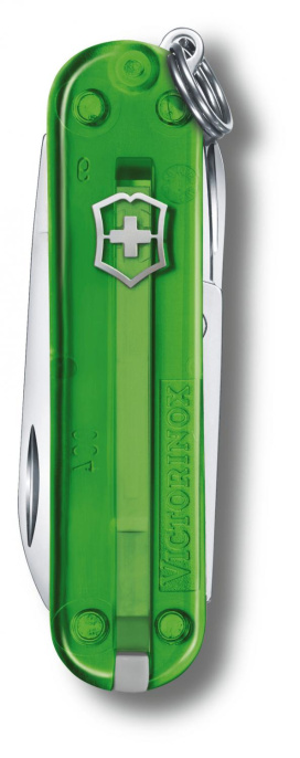 Нож перочинный Victorinox Classic SD Green Tea 0.6223.T41G 58мм 7функц. подар.коробка