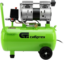 Компрессор поршневой СИБРТЕХ МБ 1100/24 безмасляный [58006]