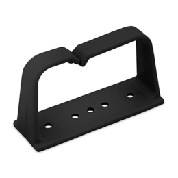 Cabeus JI01-A-BK Кабельный органайзер вертикальный (кольцо) пластиковый 75x42мм, цвет черный (RAL 9004)