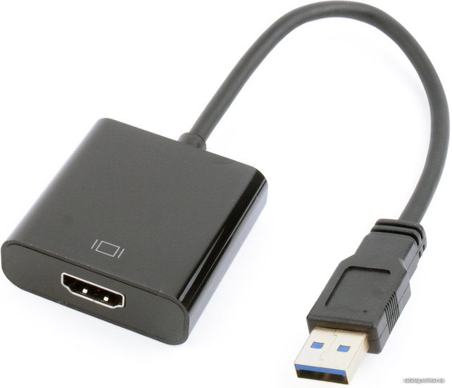 Cablexpert Видеоадаптер конвертер USB 3.0 -- HDMI A-USB3-HDMI-02