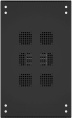 Шкаф серверный NTSS Премиум NTSS-R42U80100GS-BL напольный 42U 800x1000мм пер.дв.стекл металл 900кг черный 910мм 160кг 1987мм IP20 сталь