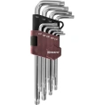 Набор торцевых ключей T-TORX с центрированным штифтом Thorvik TTK9S Т10H-T50H, 9 пр. 53150