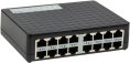 Неуправляемый коммутатор Origo OS1116/A1A настольный/настенный, матрица 3.2 Гбит/с, 2.52 Mpps, 16x100Mbit