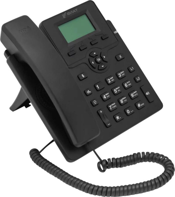  Телефон IP Флат Flat-Phone-C10/RU черный