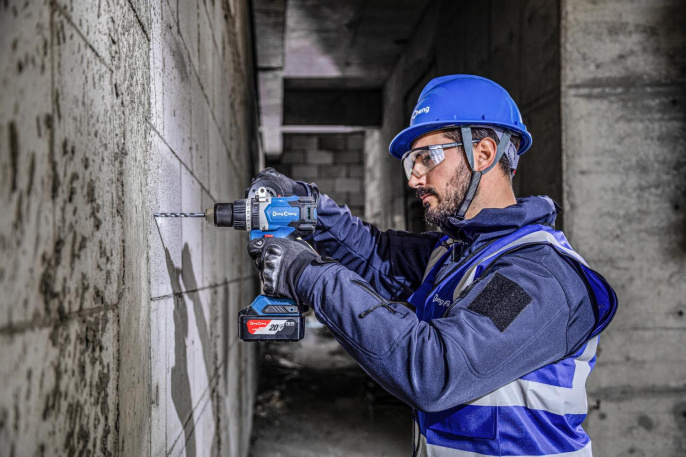 Дрель-шуруповерт DONGCHENG DCJZ06-13, 5Ач,  с двумя аккумуляторами [dcjz06-13(type fk)]