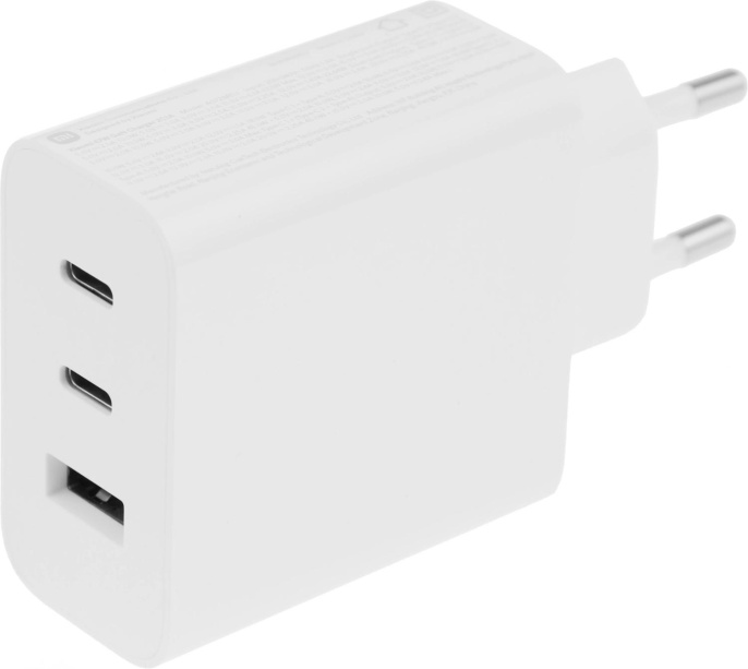 Сетевое зарядное устройство Xiaomi 67W GaN Charger 2C1A EU,  USB-A,  2xUSB-C, 67Вт, 6.1A, белый [bhr7493eu]