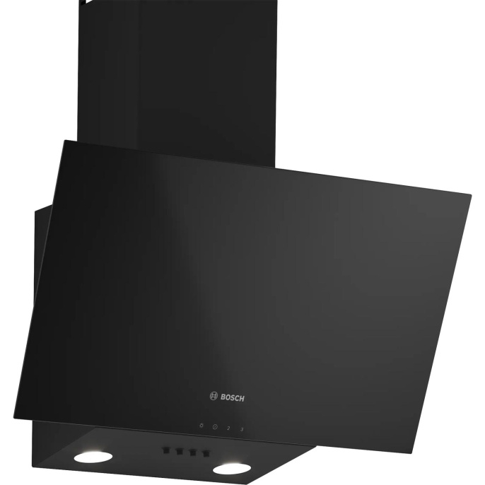 Вытяжка BOSCH Наклонная, 360 м3/ч, 60см, цвет: черный , Push buttons DWK63PJ60T