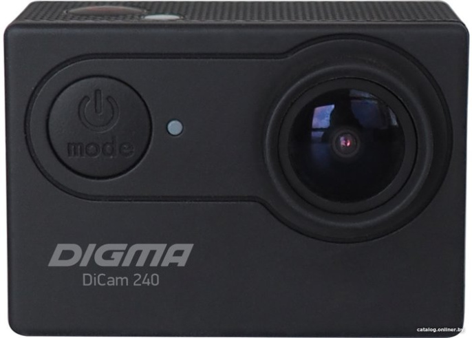 Экшн-камера Digma DiCam 240 1080p, WiFi, черный [dc240]