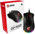 Мышь проводная MSI Clutch GM50, игровая, оптическая, USB, 7200dpi, черный [s12-0401770-pa3]