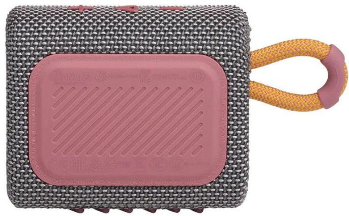 Колонка портативная JBL GO 3, 4.2Вт, серый [jblgo3gry]