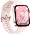Смарт-часы Huawei Watch Fit 3 Pink Slo-B09 55020CED синхронизация с Android/iOS, экран AMOLED 1.82", поддержка SIM-карты: нет, пульсометр, измерение кислорода в крови, AOD, GPS, Bluetooth