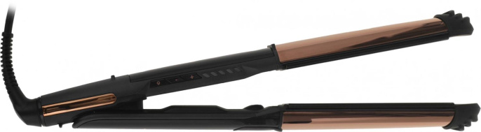 Выпрямитель для волос BABYLISS ST481E,  черный и золотистый