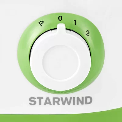 Соковыжималка центробежная Starwind SJ2216 500Вт рез.сок.:800мл. белый/зеленый