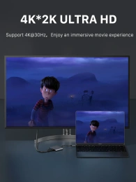 CABLETIME Док-станция Nintendo Switch CB42G CT-C160-PU31-CMHD31-S0.15 3 в 1 4K для телевизора/палубы Steam/Samsung Dex/PC