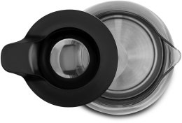 Чайник электрический Polaris PWK 1563CGL 1.5л. 2200Вт черный/прозрачный корпус: пластик/стекло