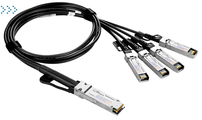 Кабель стекирования Maipu QSFP DAC stacking cable, QSFP to QSFP, 40Gbps, 3 meters length QSFP-STACK-30