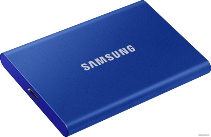 Внешний SSD 1Tb Samsung T7 MU-PC1T0H/WW, USB Type-C, Blue