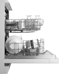 Посудомоечная машина WEISSGAUFF DW 4535,  узкая, напольная, 44.8см, загрузка 10 комплектов, белая [433792]