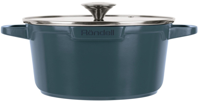 Кастрюля 4.5л Rondell Azul Claro RDA-1501, алюминиевая, с крышкой