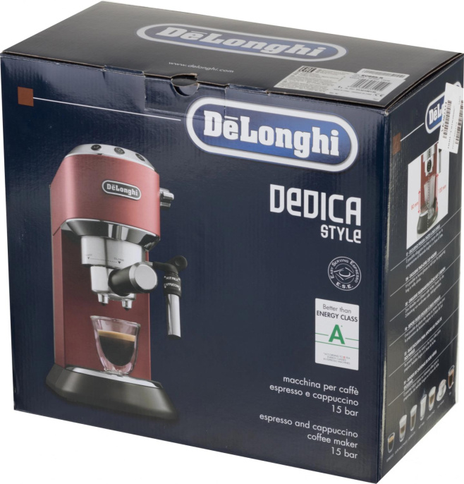 Кофеварка DeLonghi EC685.R,  рожковая,  красный [132106139]
