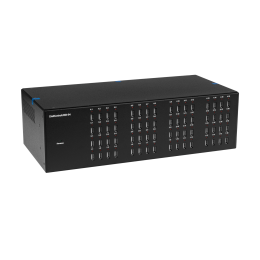 Управляемый USB over IP концентратор DistKontrolUSB-64 с 64 портами USB с 2 блоками питания, Ethernet 2 x 10/100/1000 Mb/ Защитный модуль с замком
