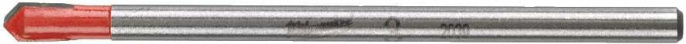 Сверло Milwaukee GENII 3x50 (4932471955) (для сверления в не каленом стекле, мягкой и средней твердости плитке и керамике, красный наконечник)