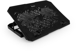 Подставка для ноутбука Buro BU-LCP150-B213, 15", 335х265х22 мм, 1хUSB, вентиляторы 2 х 140 мм, 480г, черный