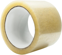 Клейкая лента упаковочная Silwerhof Eco прозрачная шир.72мм дл.66м полипропилен