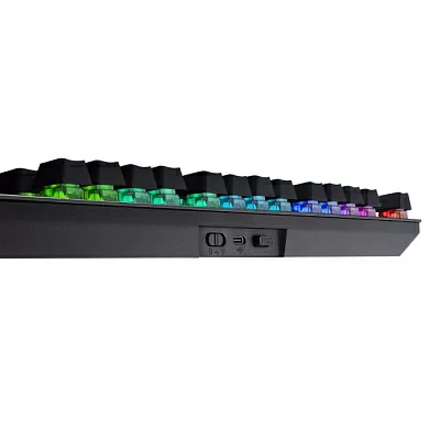 Клавиатура беспроводная механическая ASUS ROG Strix Scope RX TKL Wireless Deluxe 90MP02J0-BKRA00 (ROG RX Red),Bluetooth/Wireless, RGB, Серый/Черный