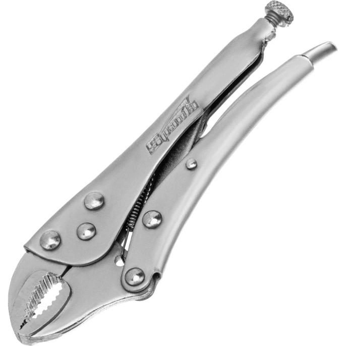 Ручной зажим SPARTA 180 мм, полукруглый захват 184205