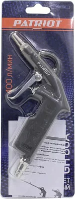 Пистолет продувочный для пневмоинструмента Patriot GH 60A 400л/мин серый 830901030