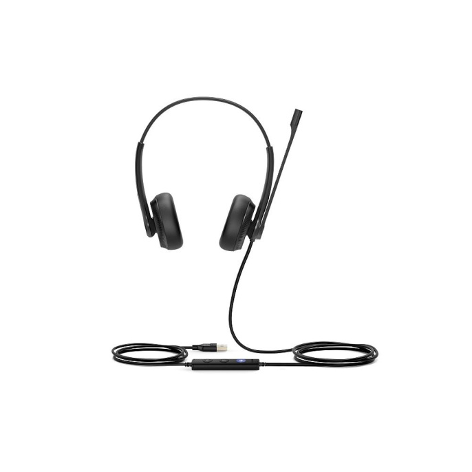 Головная гарнитура Yealink UH34 SE Dual UC Дуо, Проводная, HD звук, USB
