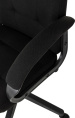 Кресло руководителя Бюрократ CH 002, ткань, до 120кг, топ-ган, черный
