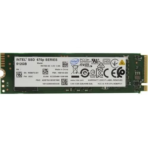 Накопитель SSD Intel 512Gb M.2 670P Series SSDPEKNU512GZX1