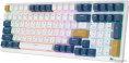 Клавиатура Royal Kludge RK98 (белый/голубой/коричневый, механическая, USB/2.4 GHz/Bluetoth, подсветка RGB, горячая замена клавиш Hot Swap, коричневые свичи)
