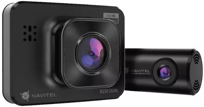 Видеорегистратор NAVITEL R250 DUAL DVR,  черный
