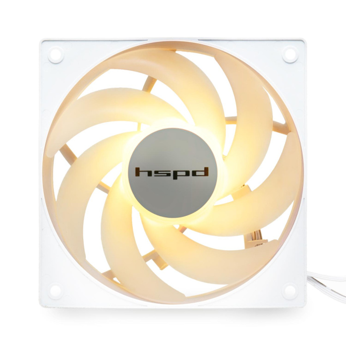 Кулер/ HSPD Case M1 ARGB 120mm white fan for M740 series M1-1201WH-ARGB