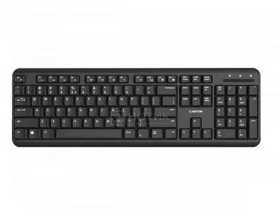 Клавиатура беспроводная Canyon HKB-W20, Wireless, Черный CNS-HKBW02-RU