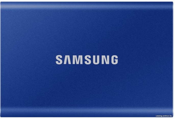 Внешний SSD 1Tb Samsung T7 MU-PC1T0H/WW, USB Type-C, Blue