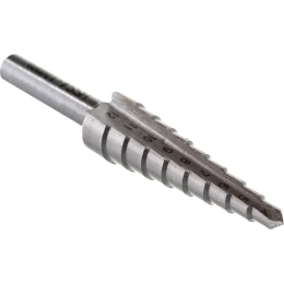Ступенчатое сверло по металлу Курс HSS 9 ступеней 4-12 мм 36401