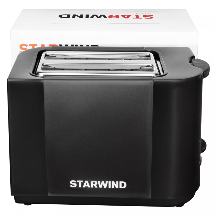 Тостер STARWIND ST2103,  черный/черный