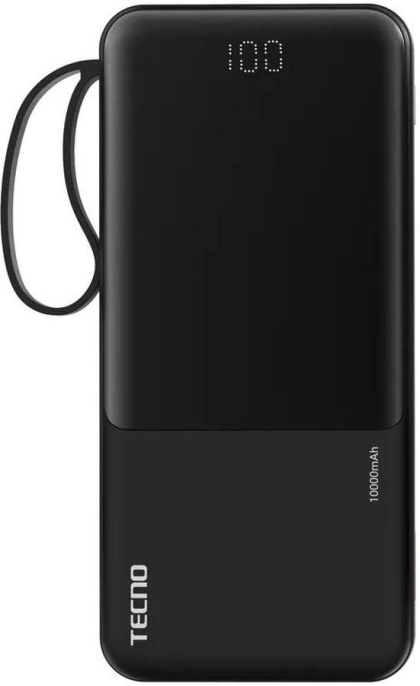 Внешний аккумулятор (Power Bank) TECNO OnGO L101,  10000мAч,  черный