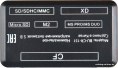 Устройство чтения карт памяти USB2.0 Buro BU-CR-151 черный