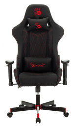 Кресло игровое A4Tech Bloody GC-850 черный ромбик с подголов. крестов.