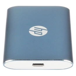 HP Внешний накопитель SSD USB3.2 HP P500 250GB 7PD50AA USB 3.2 Gen2, 420/260Mbps, 6K/19K IOPs, металл, Кабель+ переходник, цвет синий