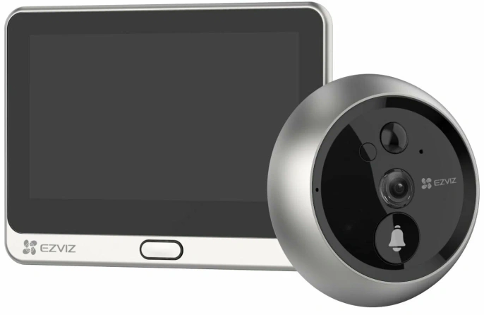 Видеодомофон Ezviz DP2C (CS-DP2C-A0-6E2WPFBS) (Матрица: 1/3" CMOS прогрессивная развертка, Разрешение: 1920x1080, Фокусное расстояние: 2.0 мм, Формат записи видео: H.264)
